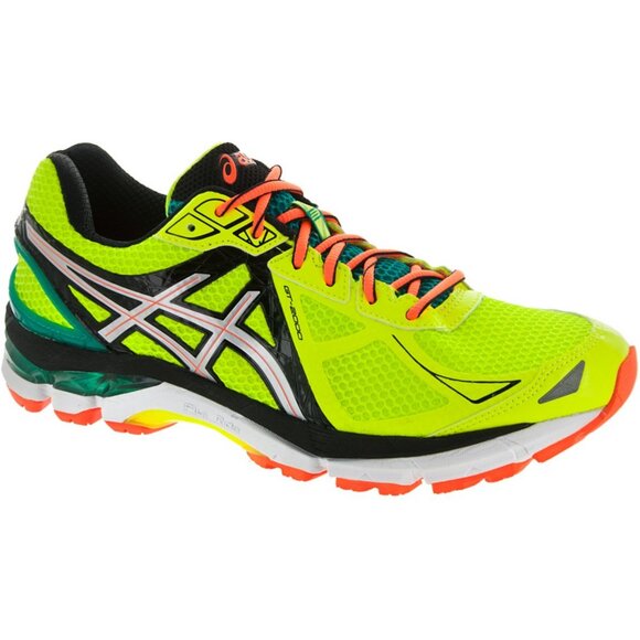 2013 ASICS GT-2000 3 GEL-LYTE T500N 0793 Flash Yellow Orange Black Emerald 12 - Picture 1 of 12